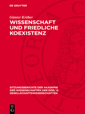 cover image of Wissenschaft und friedliche Koexistenz